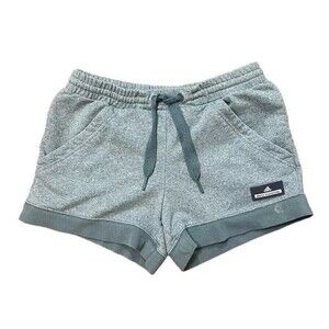 Adidas x Stella McCartney Sweat Shorts Women's Sz‎ S Green Pockets Drawstring